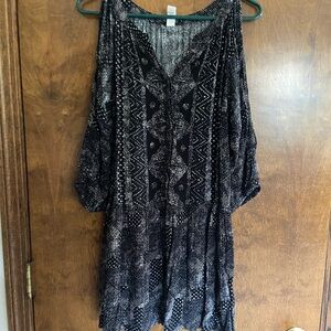 Tokyo Darling Monochrome Patterned Top